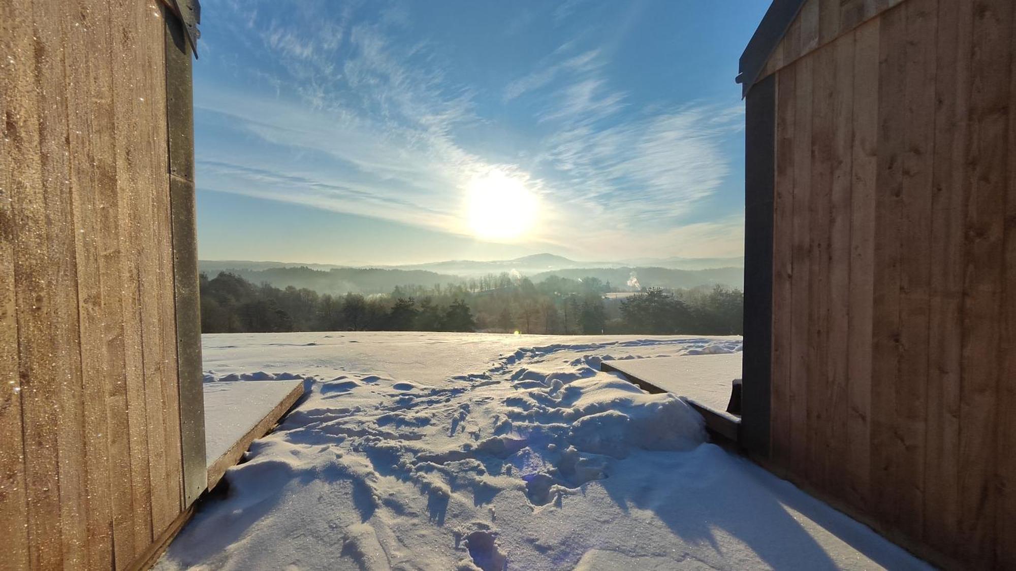 Widokowe Stodoly Bieszczady Villa Lesko Exterior photo